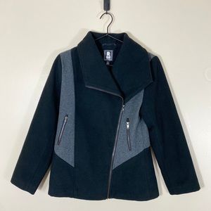 Girls Black/Grey Coat